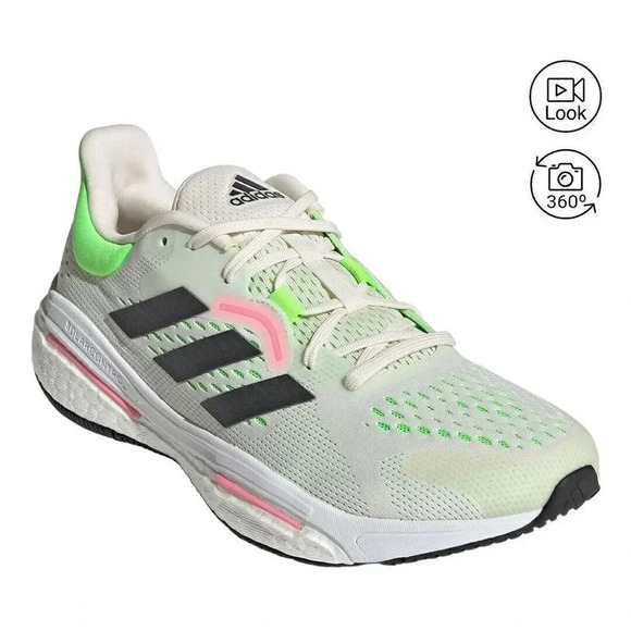 Rare!Adidas Solar Control M Running Shoes - GV8265 Green/Pink Trim SIZE 8.5 Men - Picture 1 of 16